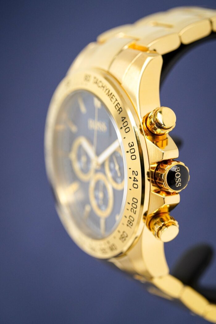 Hugo Boss Men's Watch Chronograph Ikon Yellow Gold - HB1513340 - Image 5